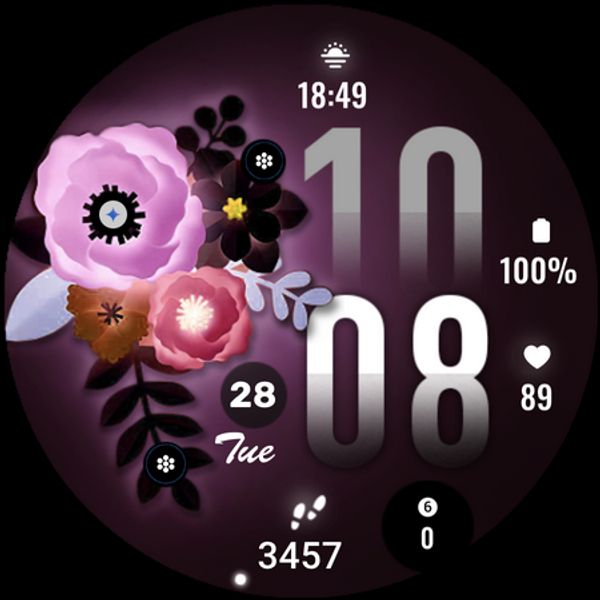 ML2U 313 Floral Digital Art