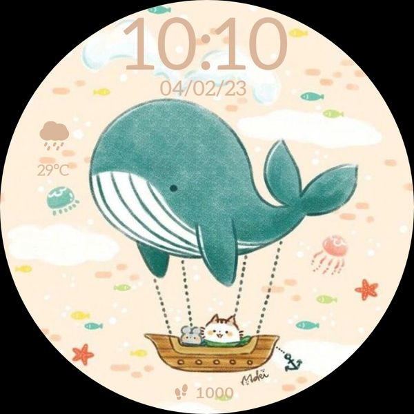 Whale in the sky