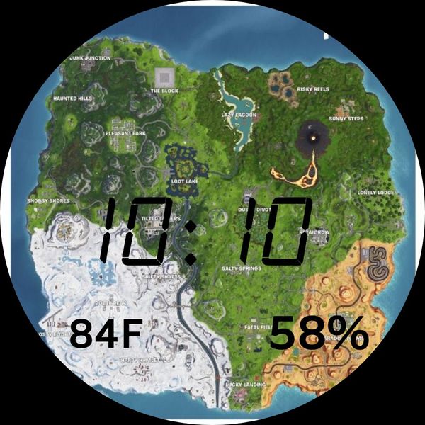 map of fortnite season 8