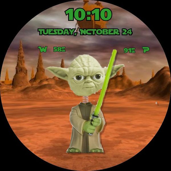 Yoda BobbleHead Animated