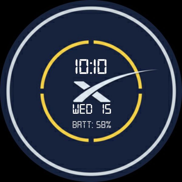 SpaceX Watch Face
