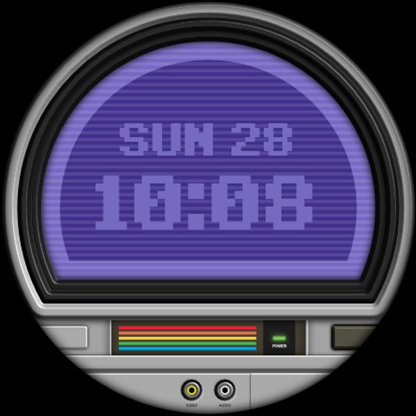 DADAM135: Retro CRT Watch Face