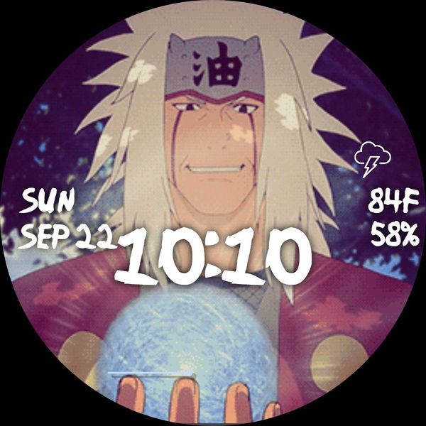 Jiraiya Animated watch theme