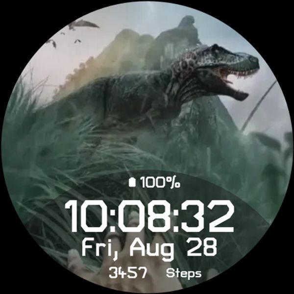 Jurassic Adventure Watch Face