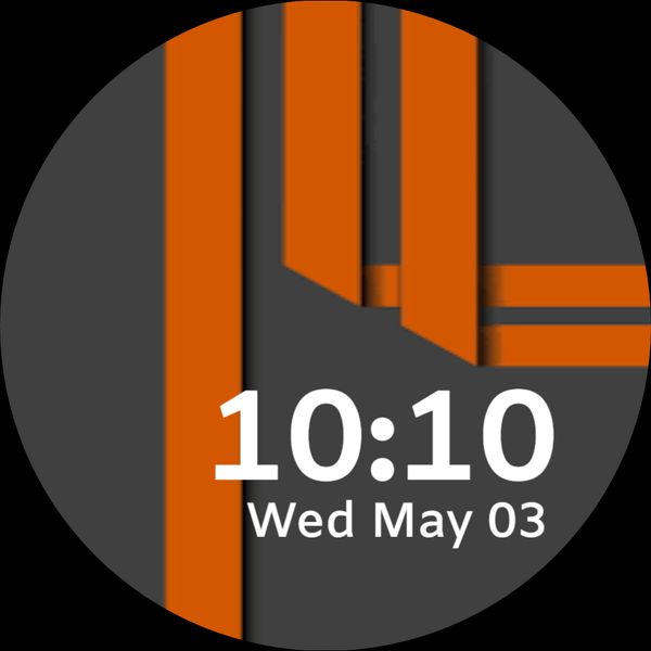 Gray & Orange