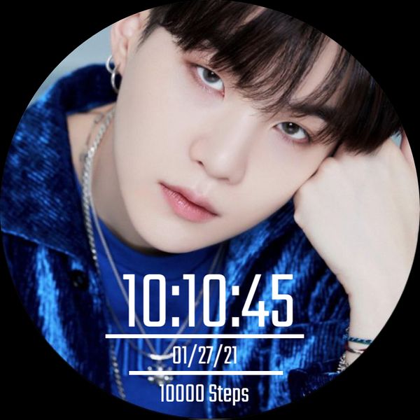 BTS Suga Watch Face