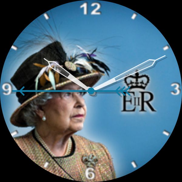 Queen Elizabeth II Blue