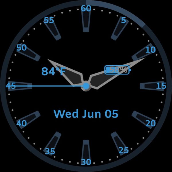 minimal blue