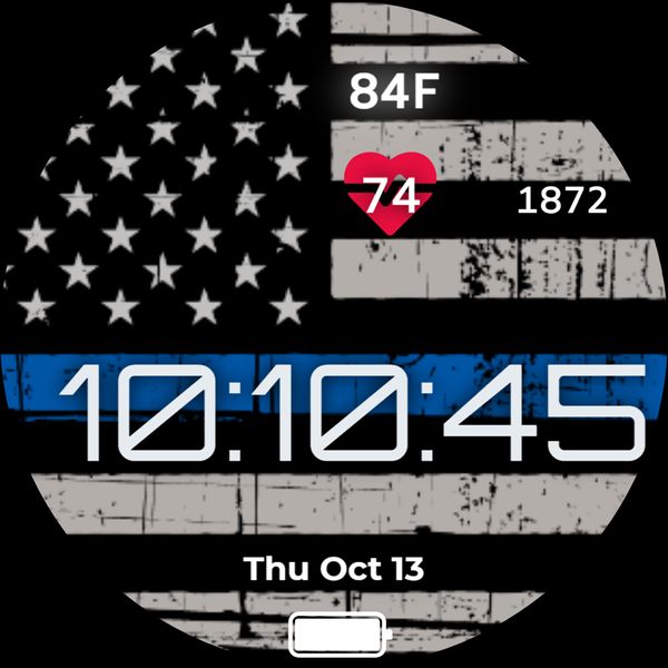 THIN BLUE FLAG