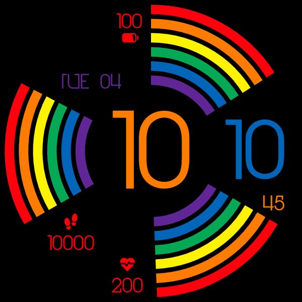 Rainbow Pie Progress Digital