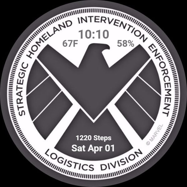 SHIELD watchface