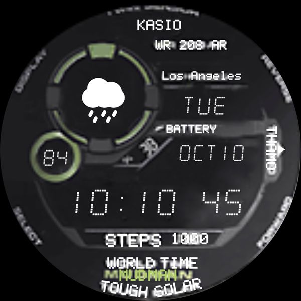 KASIO G SHOCK MUDMAN BLACK