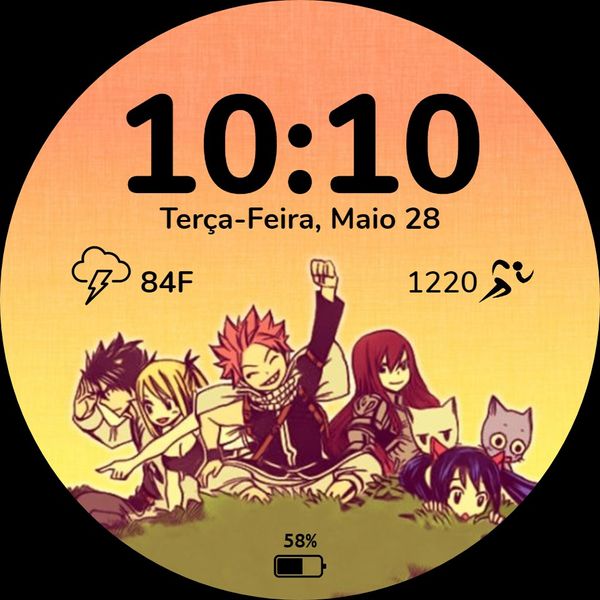 Fairy Tail Digital Clock