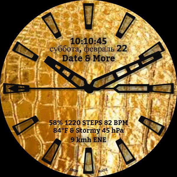 Date & More Gold Python