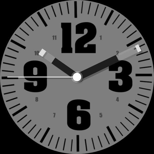 Big Numbers Monochrome