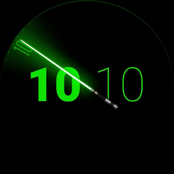 Green Lightsaber Dim
