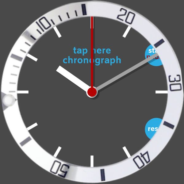 Chronograph bezel