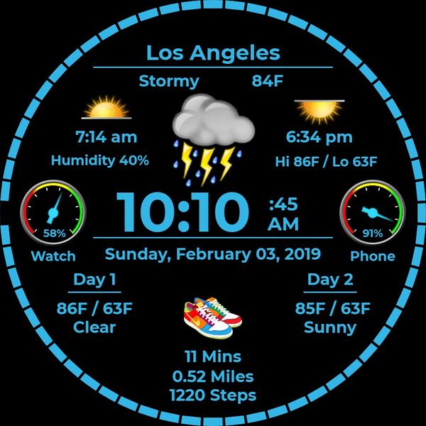 Weather Info Holo Blue V3.1