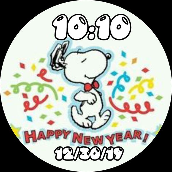 Snoopy Happy New Year 2020