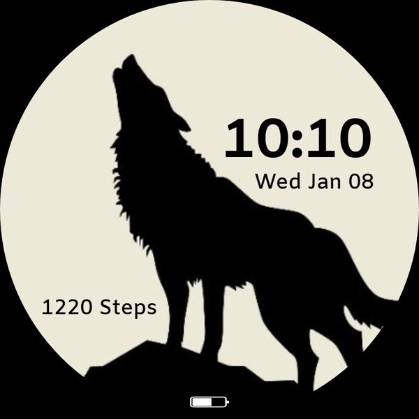 Howling wolf