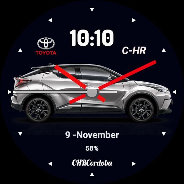 Toyota CHR negro