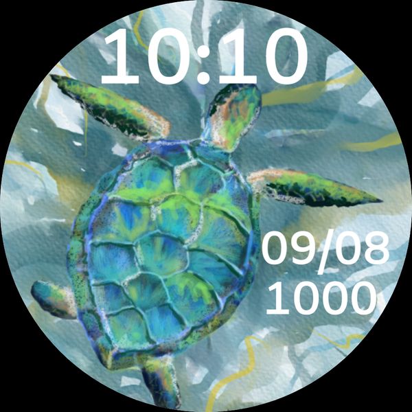Turtle swimming