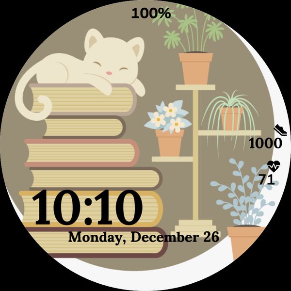 Books and Cat