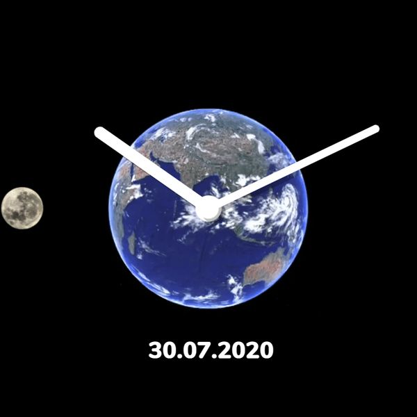 Earth & Moon analog