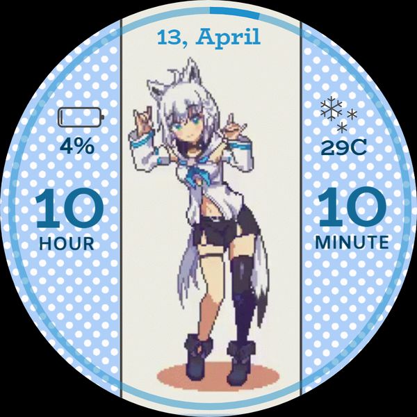 Hololive Fubuki 8bit