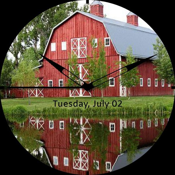 Barn and Farm Pond