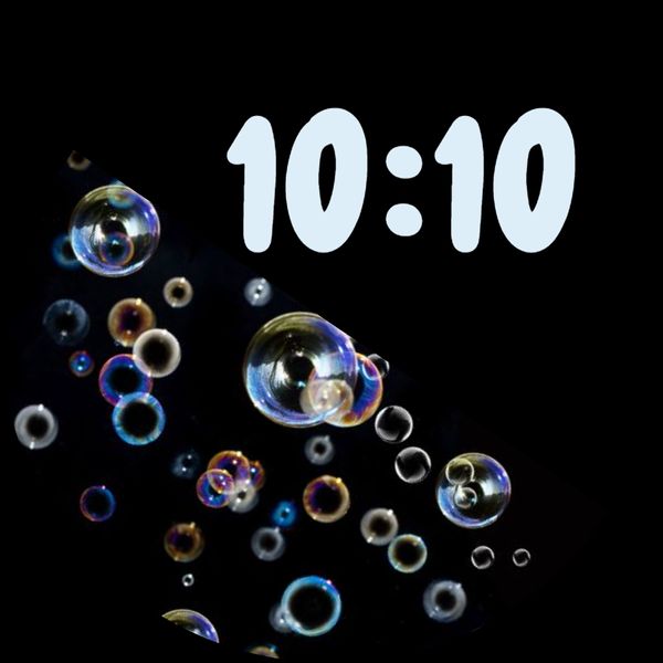 Bubbles on Black