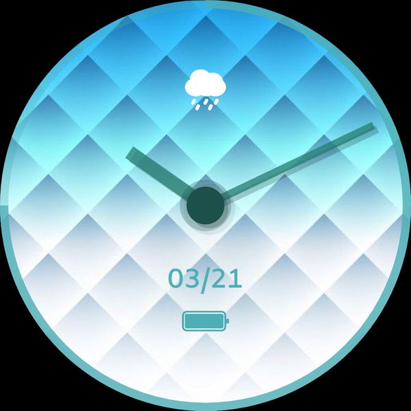 Blue Pattern Analog