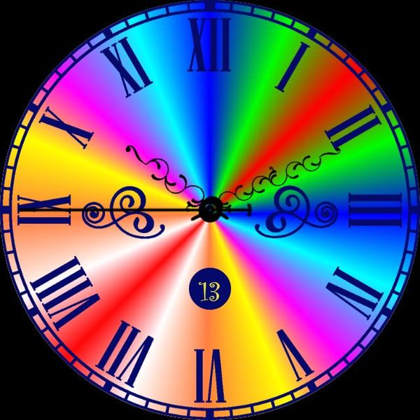 WPS Roman Rainbow & blue
