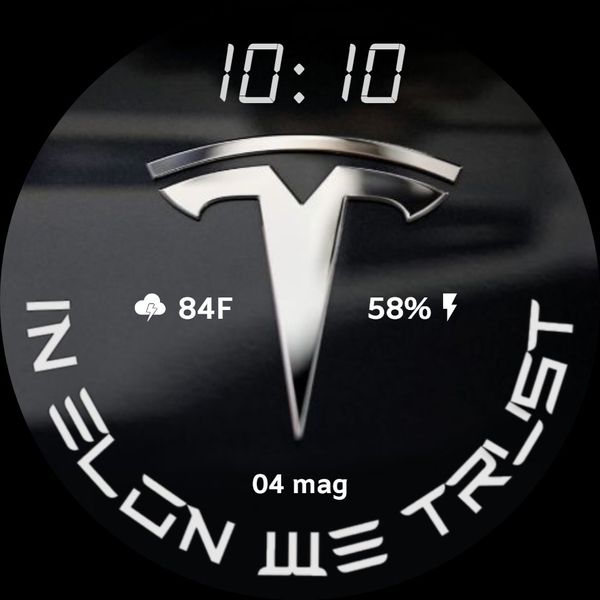 Tesla "In Elon we trust"