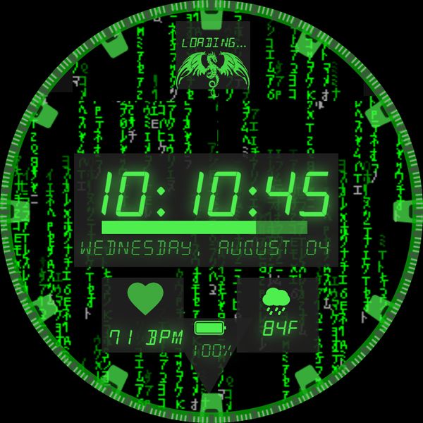 Digital Code Screen