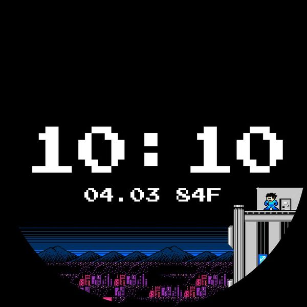 Mega Man 2 Title (Large Font)