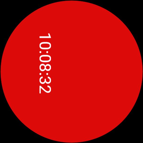 Simple watch face