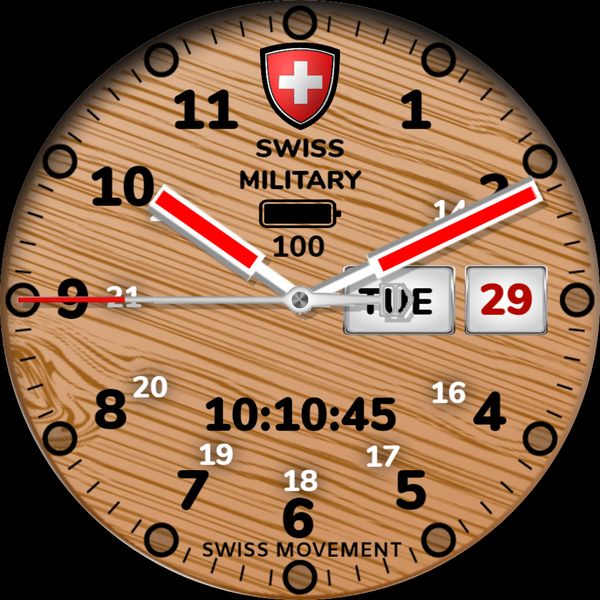 SWISS MILITARY Hard Wood