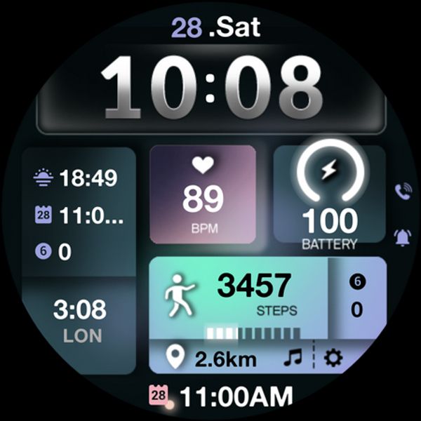 ML2U 241b Digital Watch Face