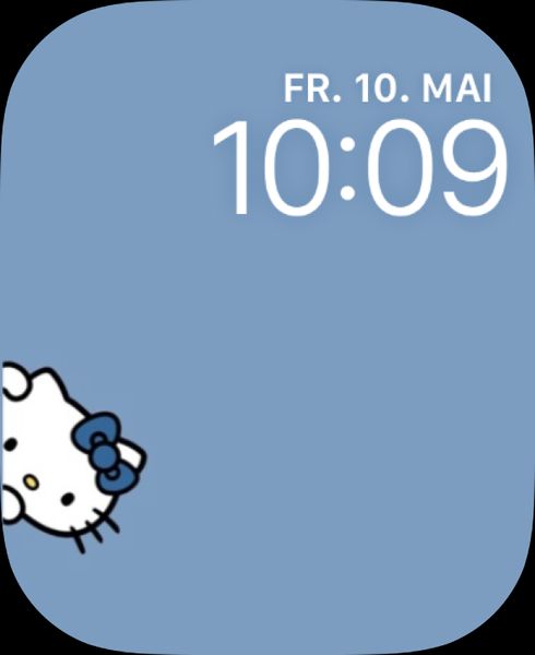 Light blue hello kitty