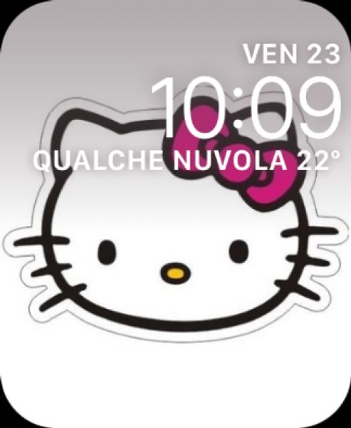 Hello kitty white