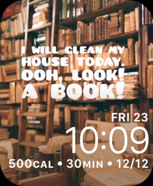 Reading or cleaning?