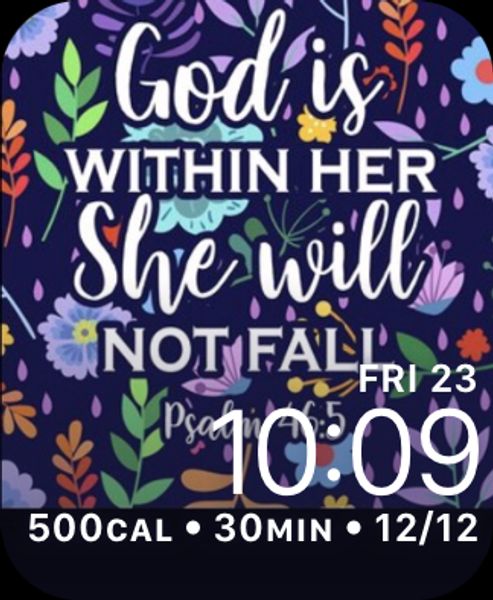 God is within her