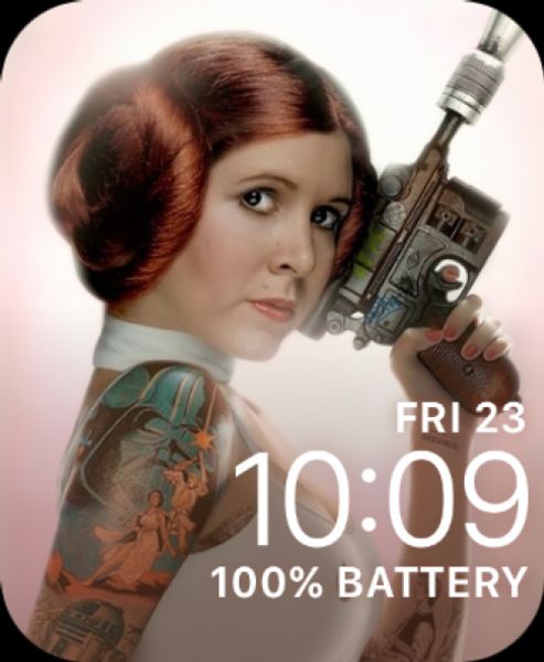 Inked-Up Leia