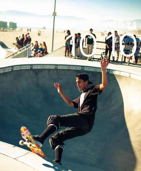Skateboarding in Venice, CA