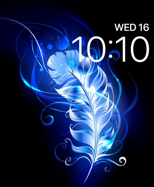 Glowing Feather