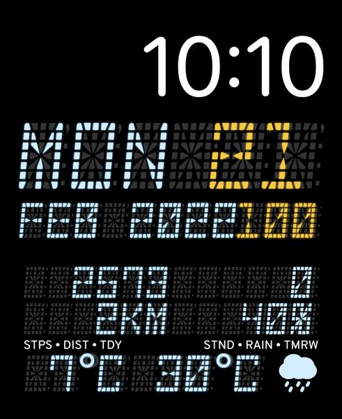 OCT LCD 28 Segmented