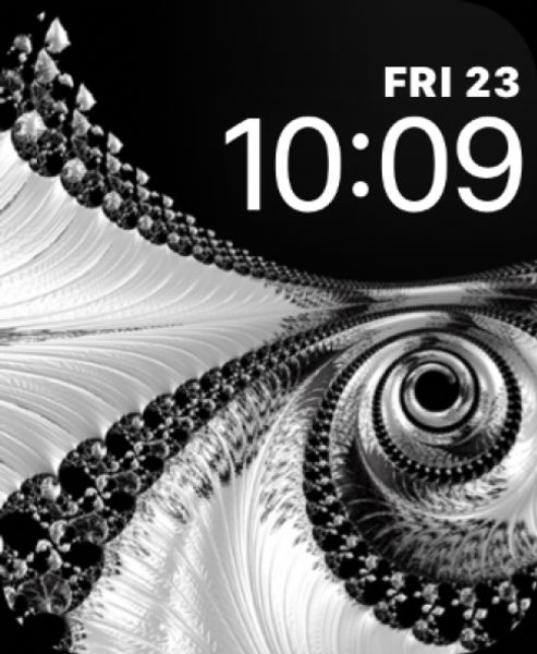 Black and White Swirl