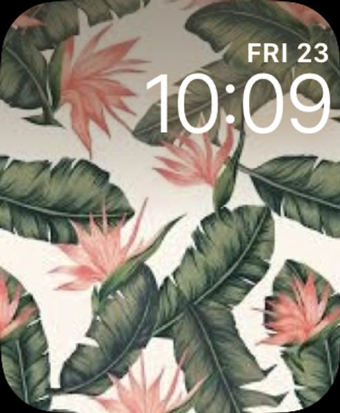 Tropical Pink & Green Plants