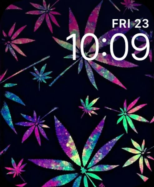 Colorful Pot Leafs